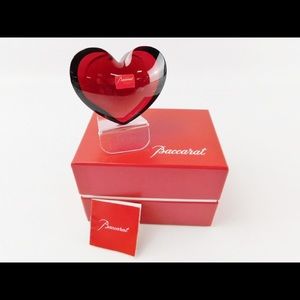 NWT Baccarat Zin Zin Heart